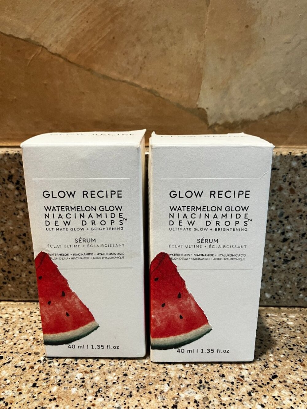 Glow Recipe Set of 2  Watermelon Glow Niacinamide Drops !! NEW